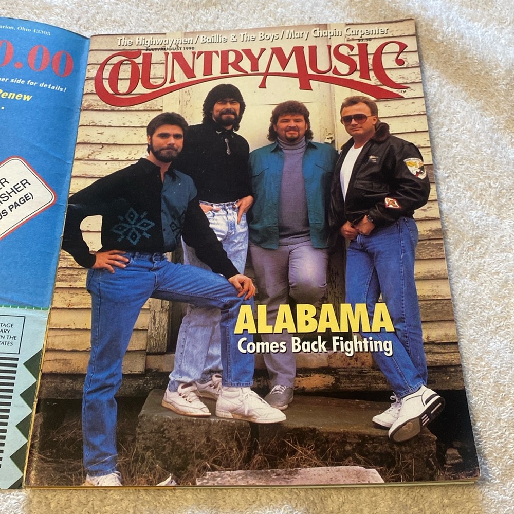 Alabama 1990 Country Music Magazine
